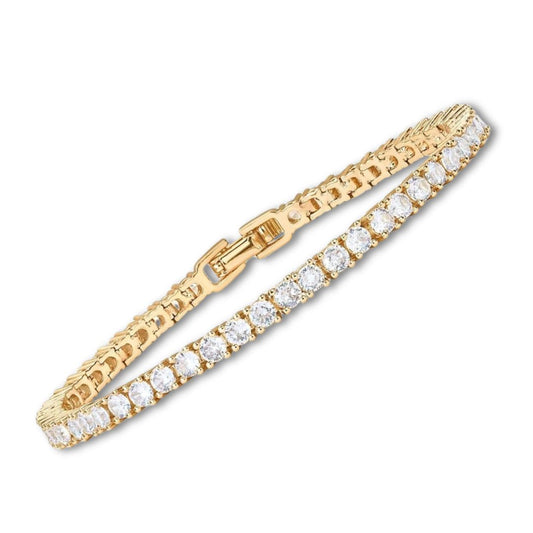 Vera - Bracelet Tennis en Moissanite | Or